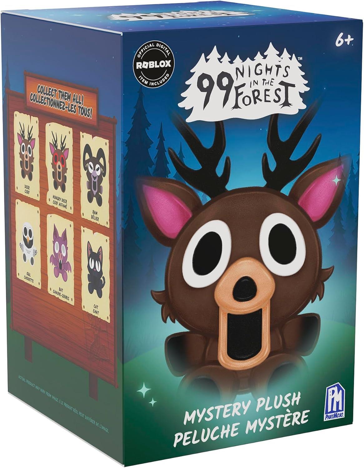 99 Nights in the Forest 5.5 Inch Mystery Collectible Plush with Roblox DLC Code