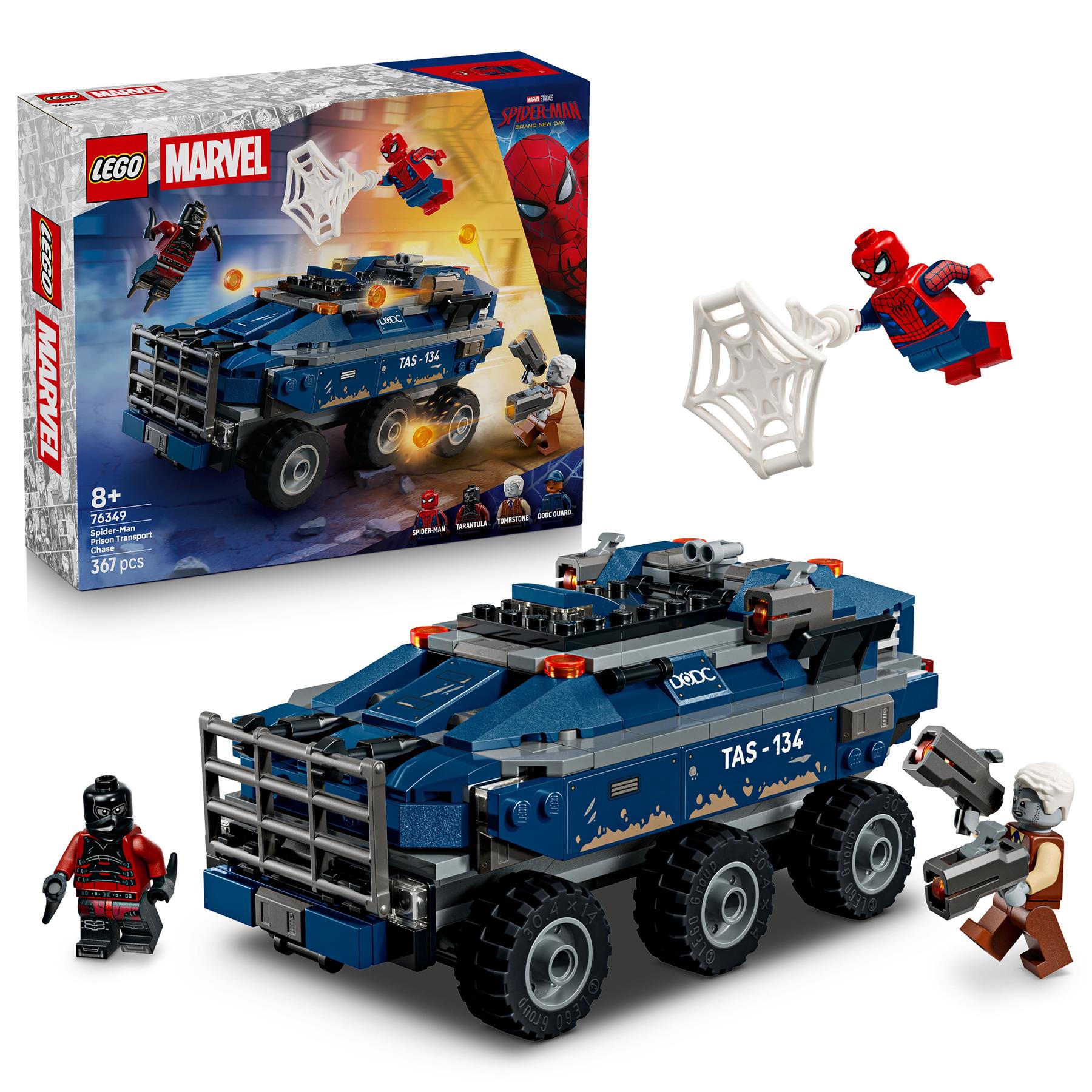 LEGO Marvel Spider-Man Prison Transport Chase 76349