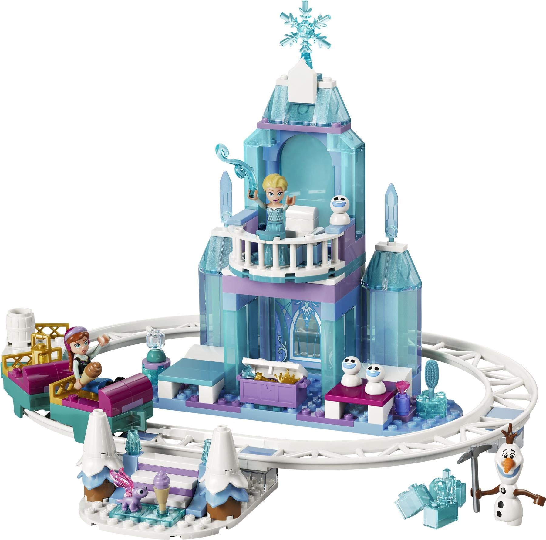 LEGO Disney Frozen Elsa’s Ice Castle & Snow Ride Adventure 43281
