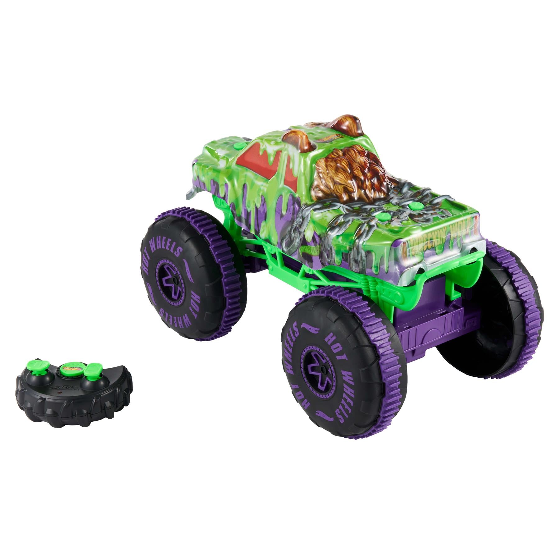 Hot Wheels Monster Trucks RC 1:15 Mutant Wreckin Wolf