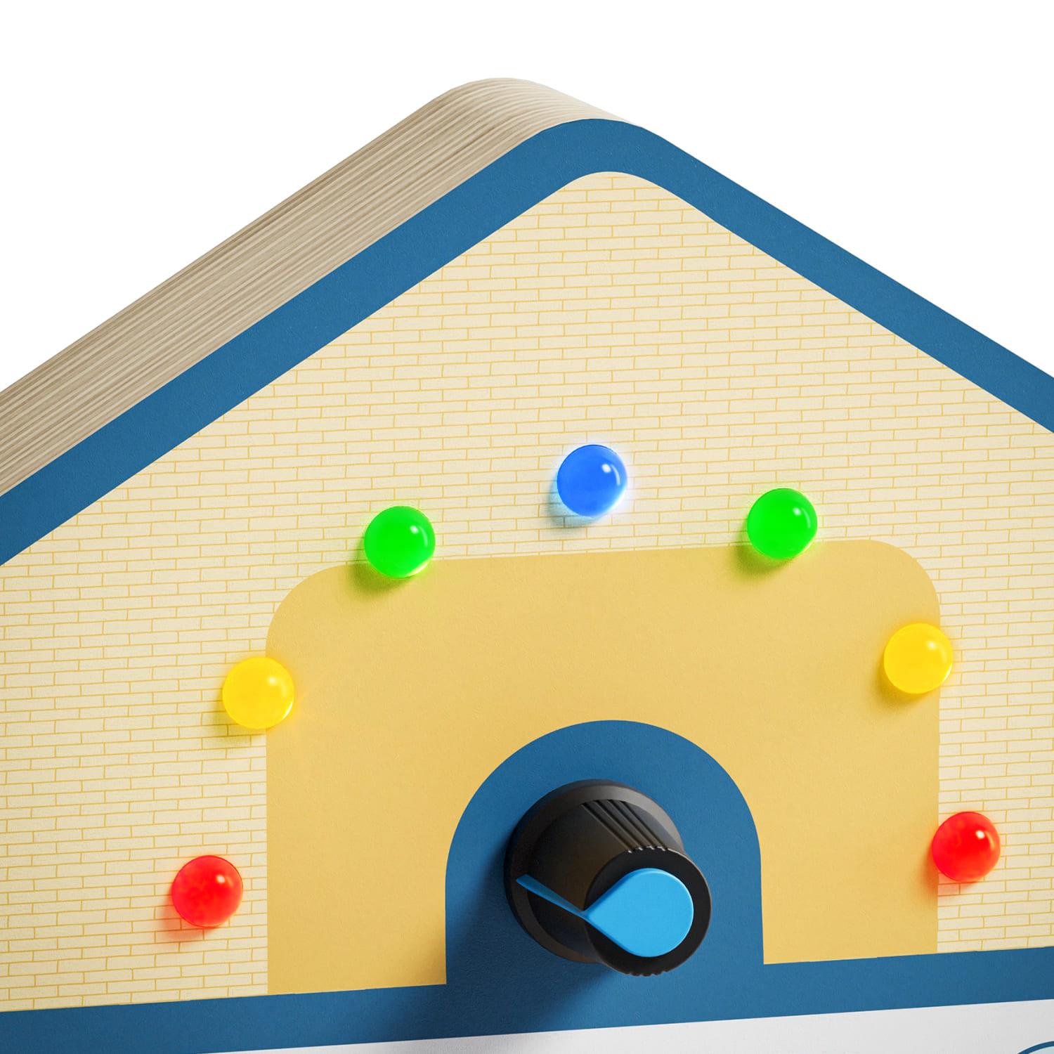 Topbright Wooden Busy Board House
