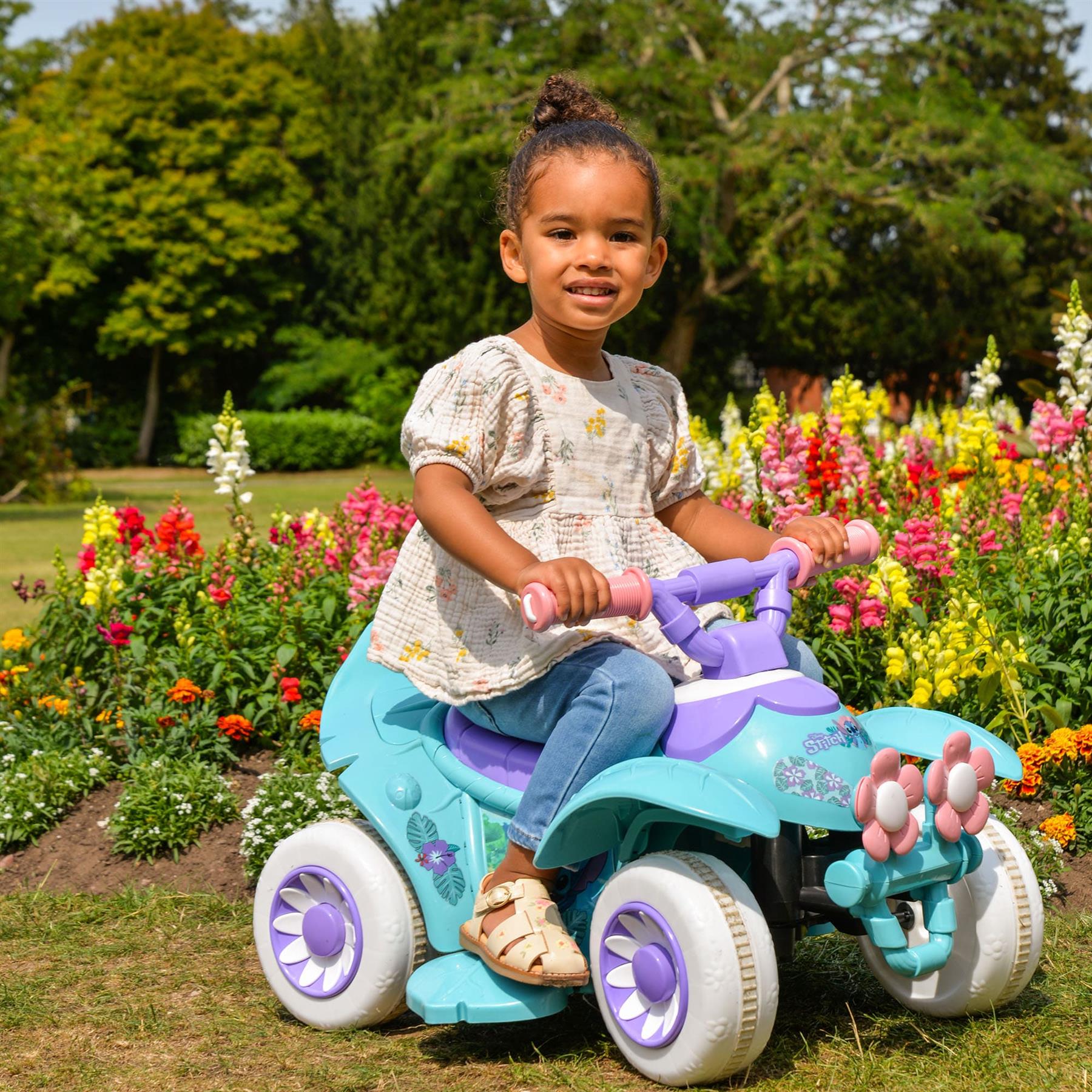 MoVe Stitch 6v Electric Aloha Mini Quad Ride On