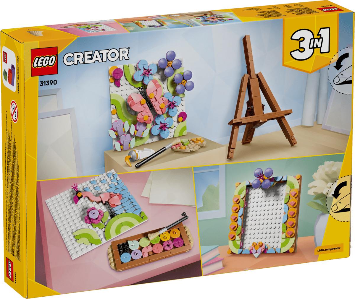 LEGO Creator Floral Art Decor Painting 31390