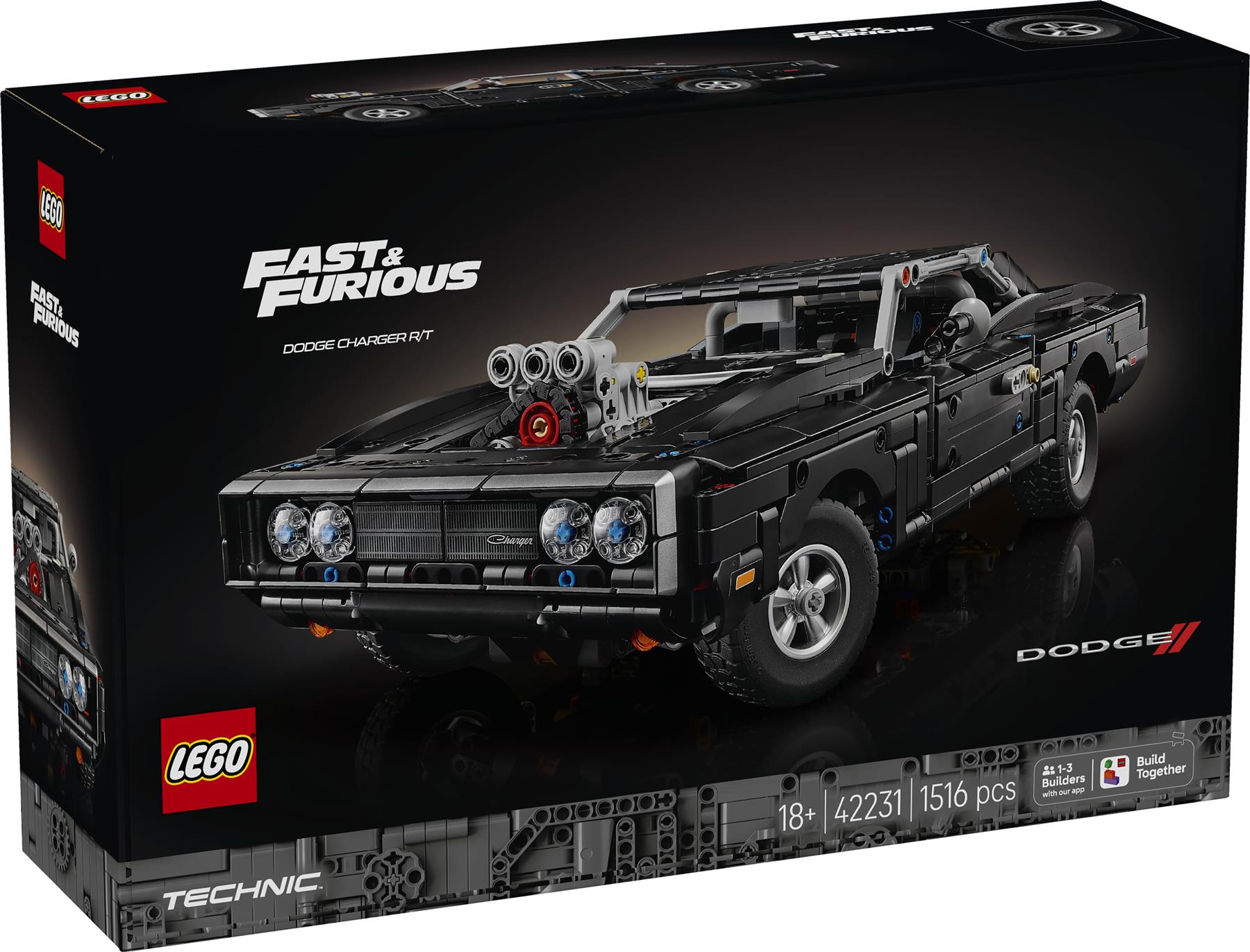 LEGO Technic Fast and Furious Dodge Charger R/T Car 42231