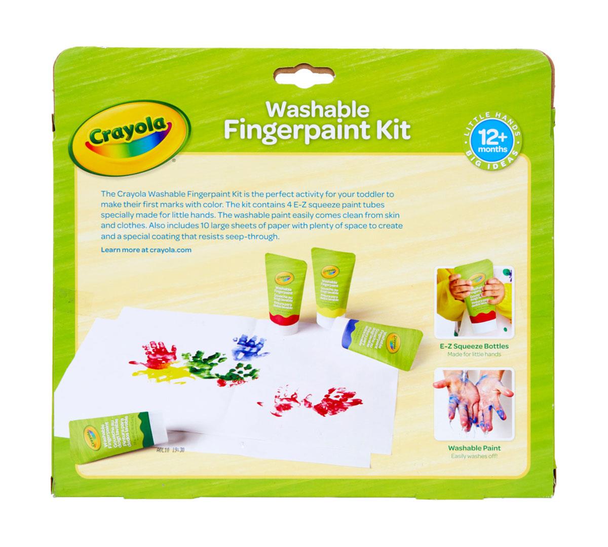 Crayola Washable Finger Paint Set