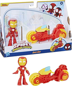 Marvel Spidey and His Amazing Friends Iron Man Action Figure Playset