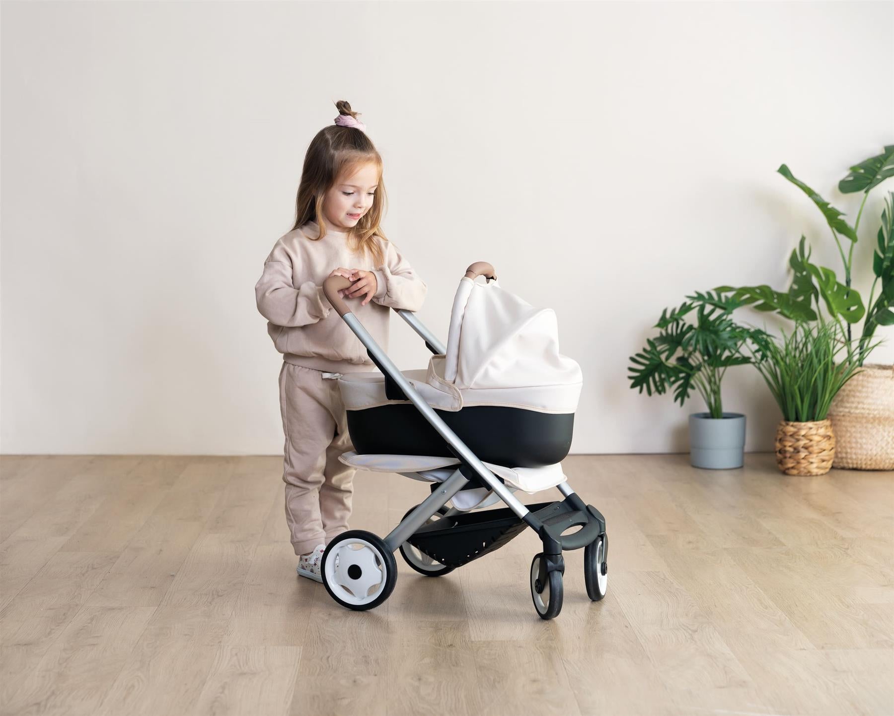Smoby Maxi-Cosi 3 in 1 Pushchair and Pram Beige