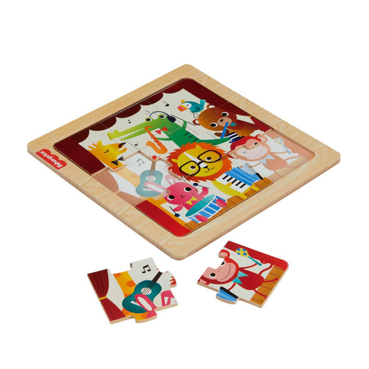 Fisher-Price Wooden Musical Jigsaw Puzzle