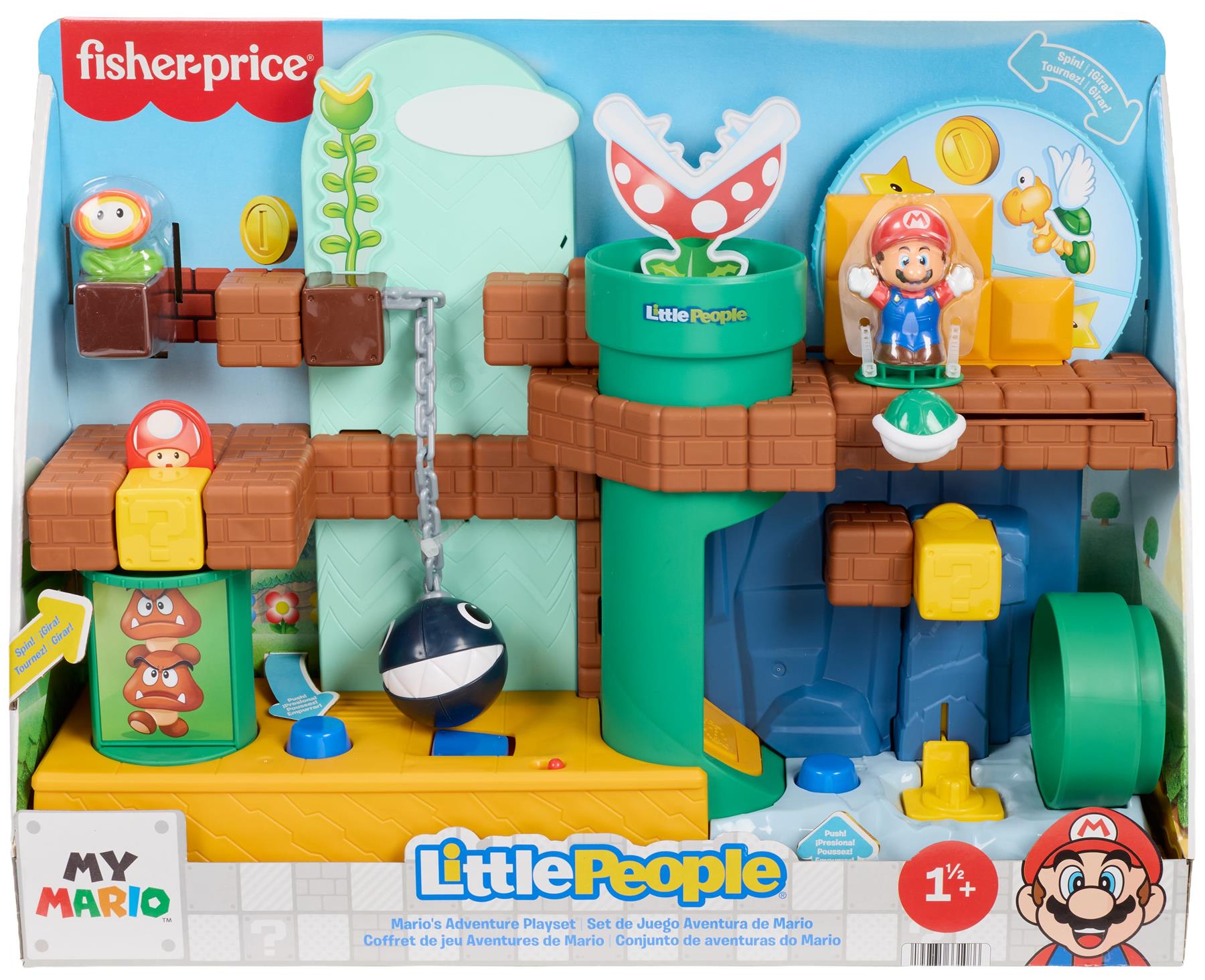 Fisher-Price Little People My Mario Adventure Playset