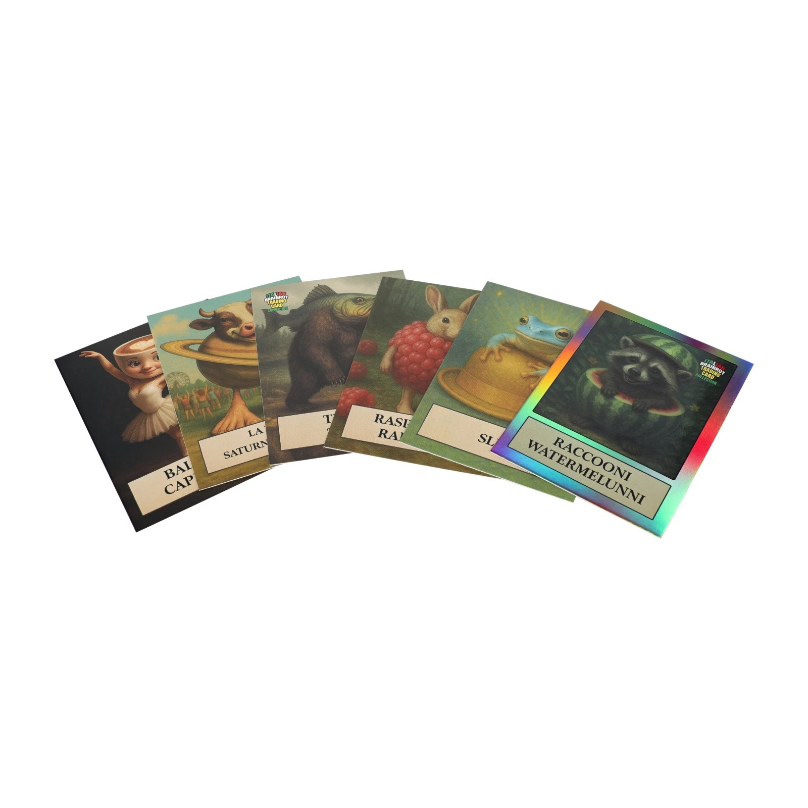 Italian Brainrot Trading Card Collection 12 Pack - 72 Cards Set