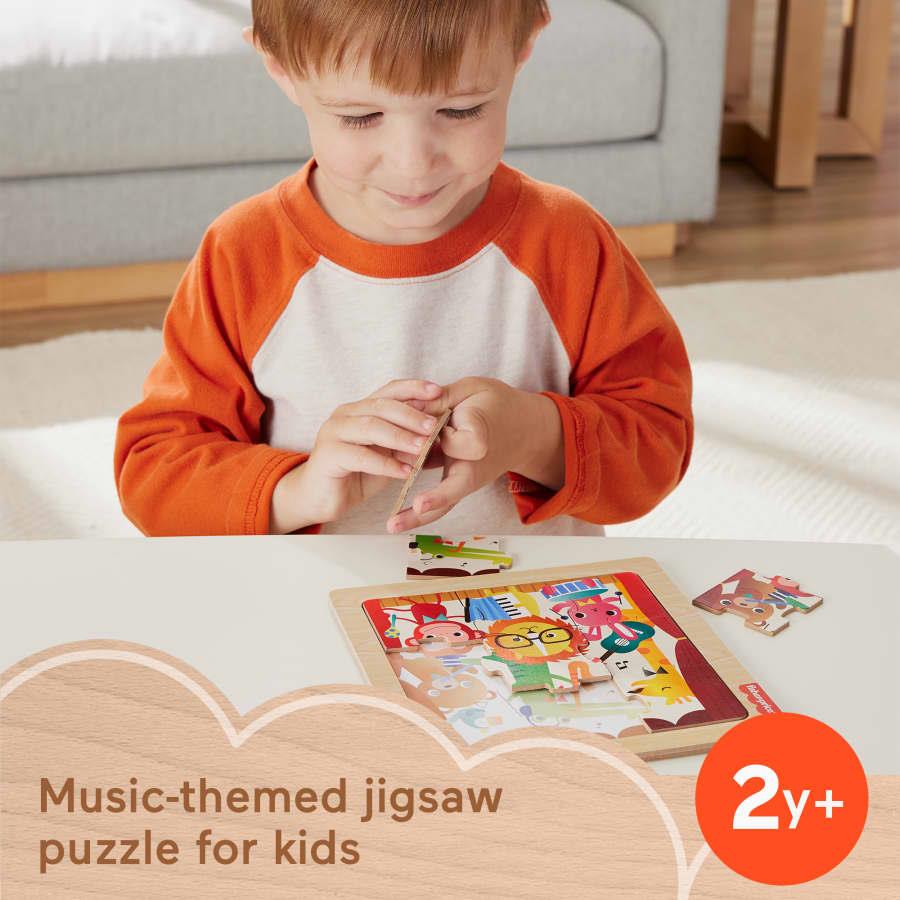 Fisher-Price Wooden Musical Jigsaw Puzzle