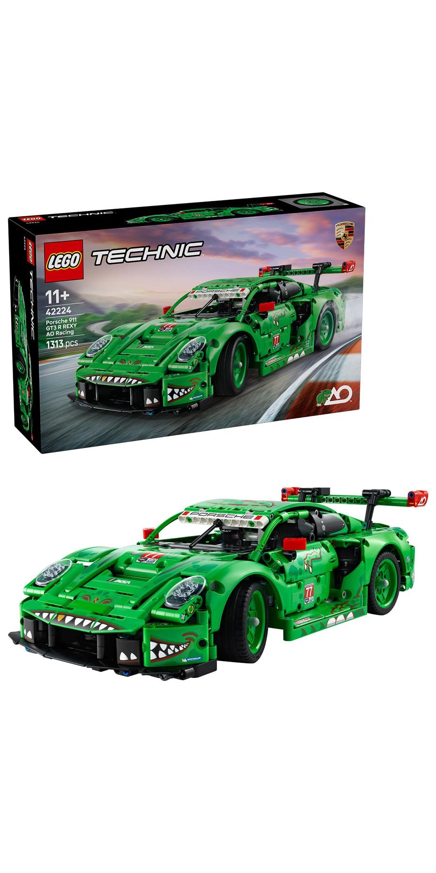 LEGO Technic Porsche 911 GT3 R REXY AO Racing Car 42224