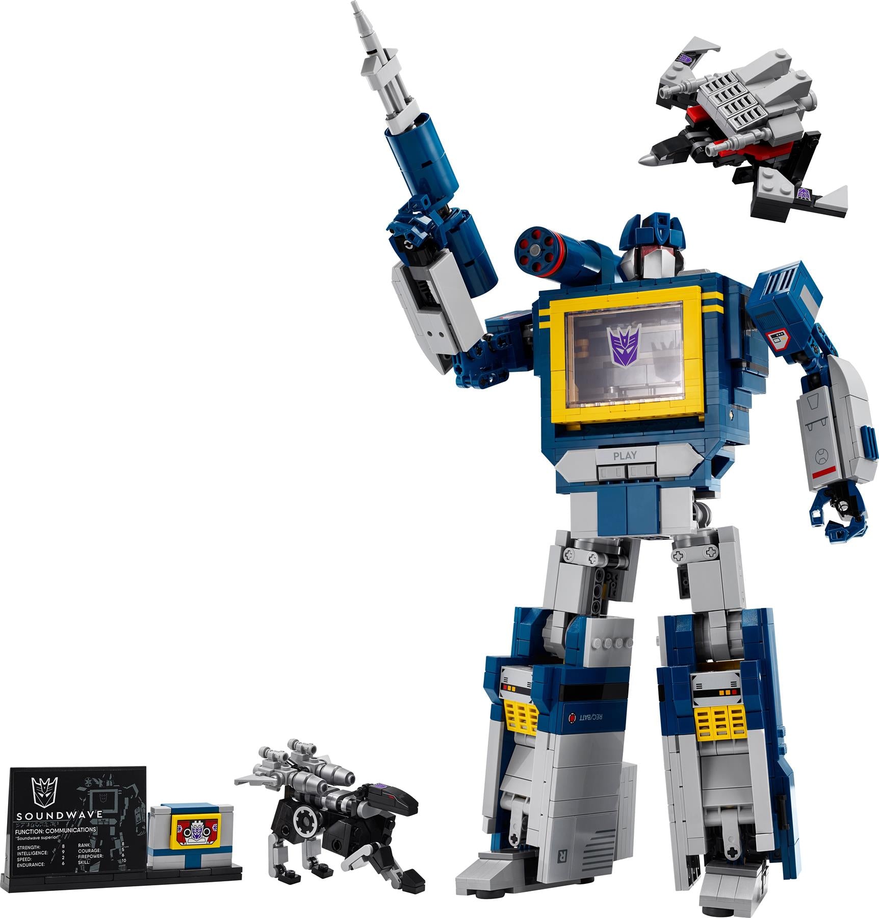 LEGO Icons Transformers Soundwave Model Kit 10358