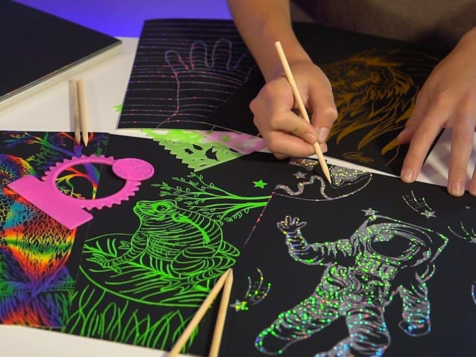 Marvin's Magic Magic Super Bright Scratch Art