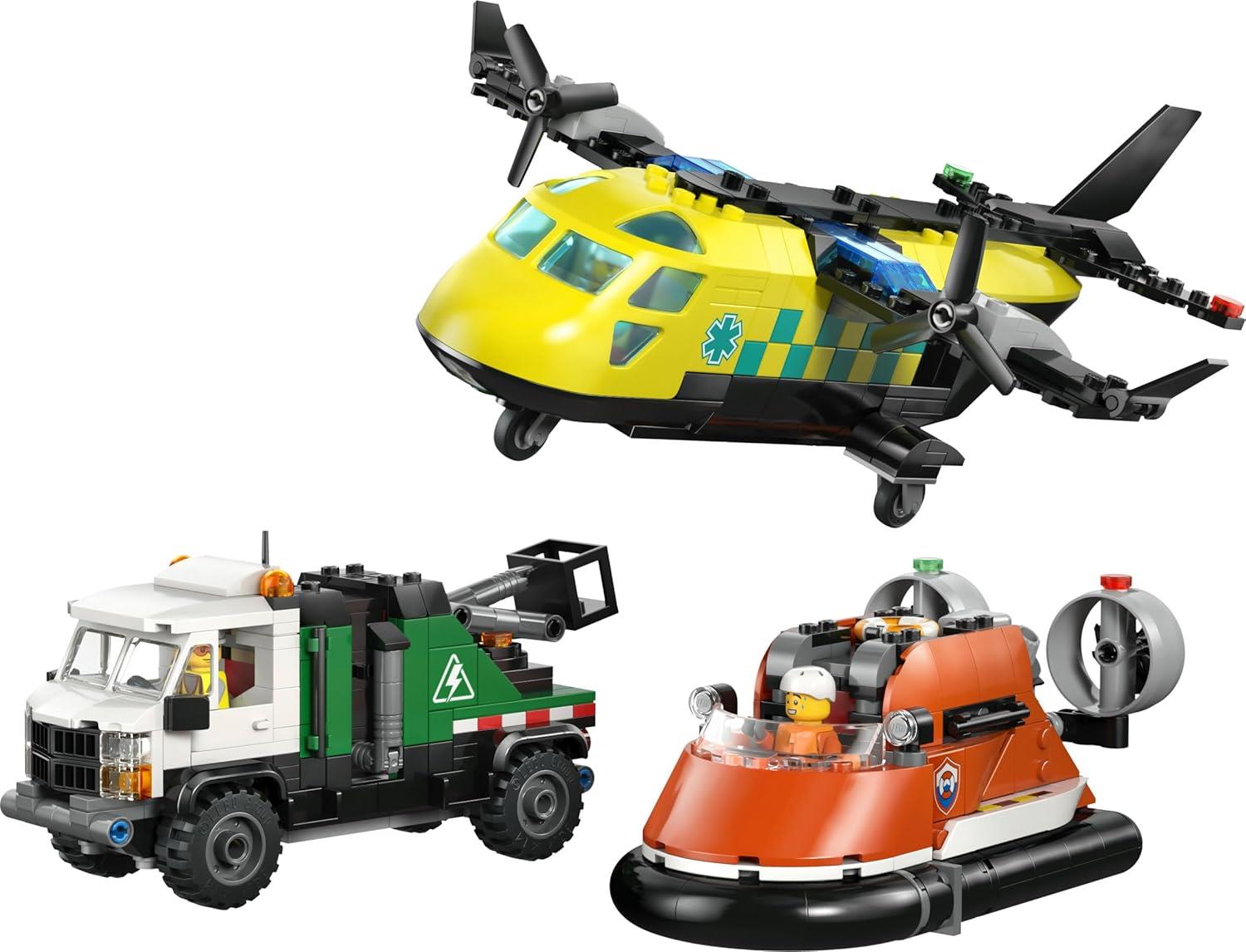 LEGO City Airplane Service Truck & Hovercraft Remix 60505