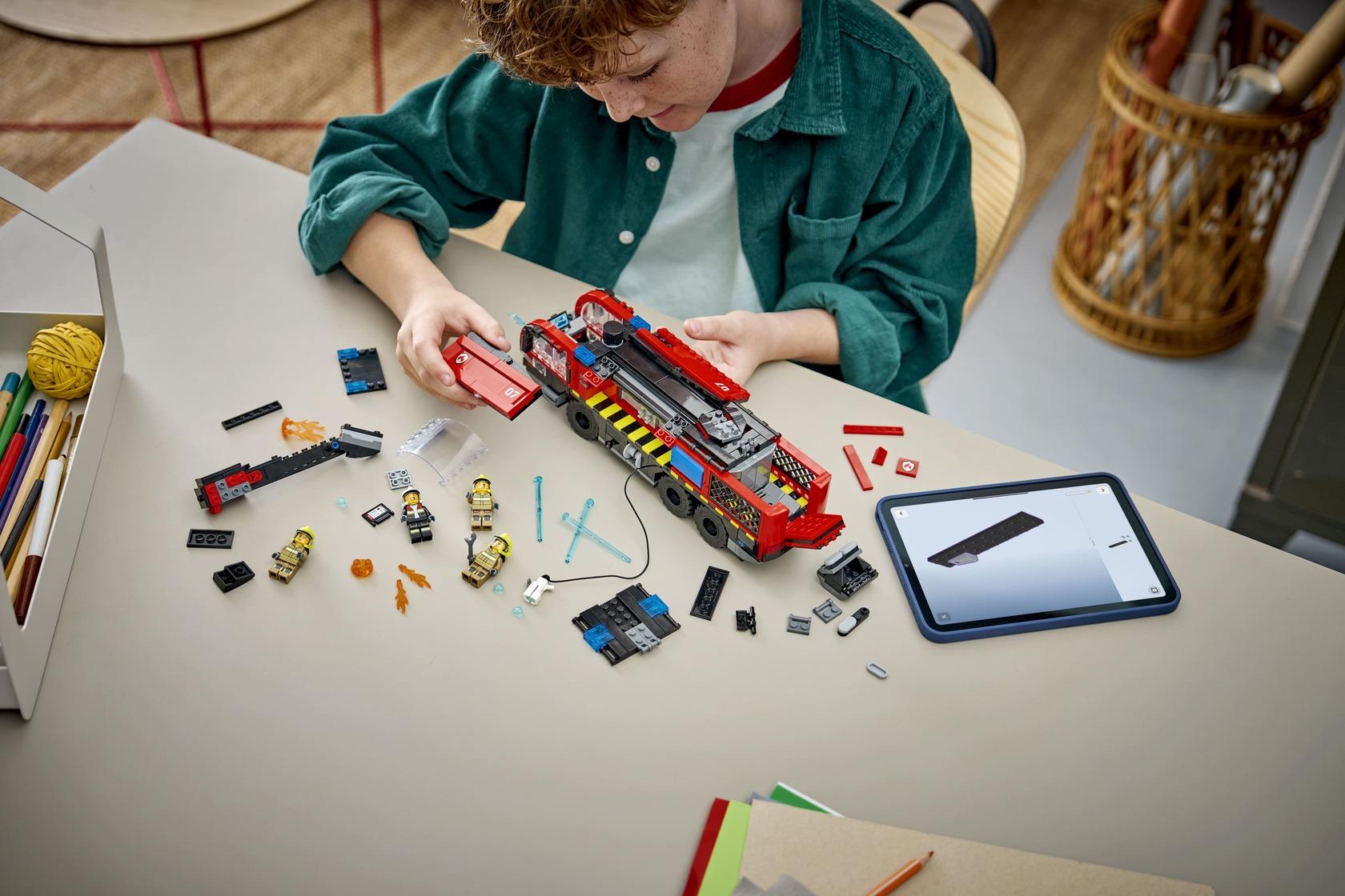 LEGO City Airport Fire Engine Truck Toy 60499