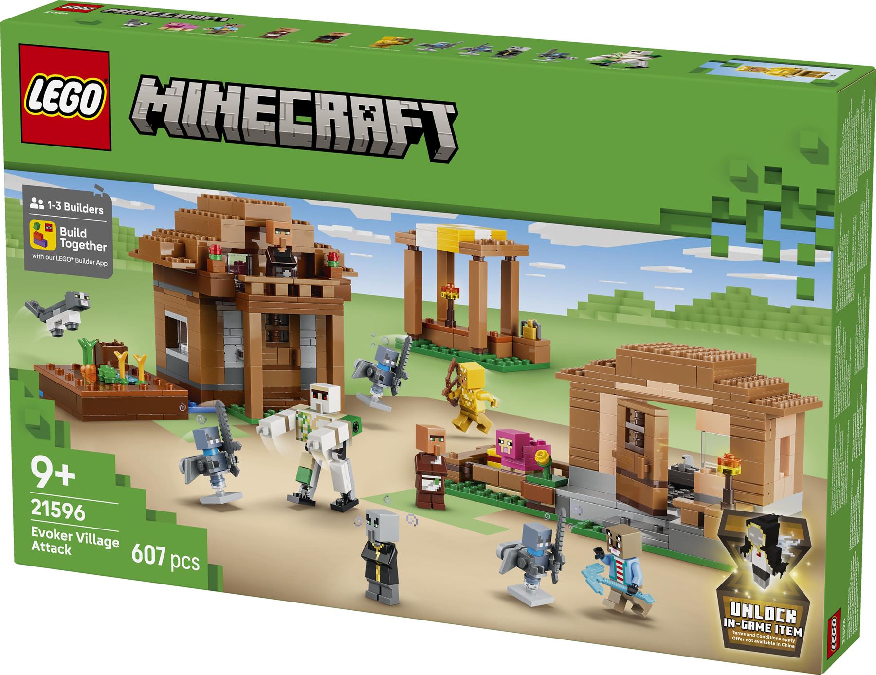 LEGO Minecraft Evoker Village Attack 21596