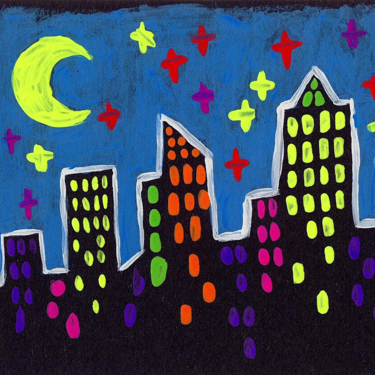 Crayola Neon Wash Paint 2oz 10 Pack