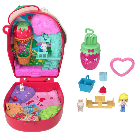 Polly Pocket Picnic Bunny Compact Playset