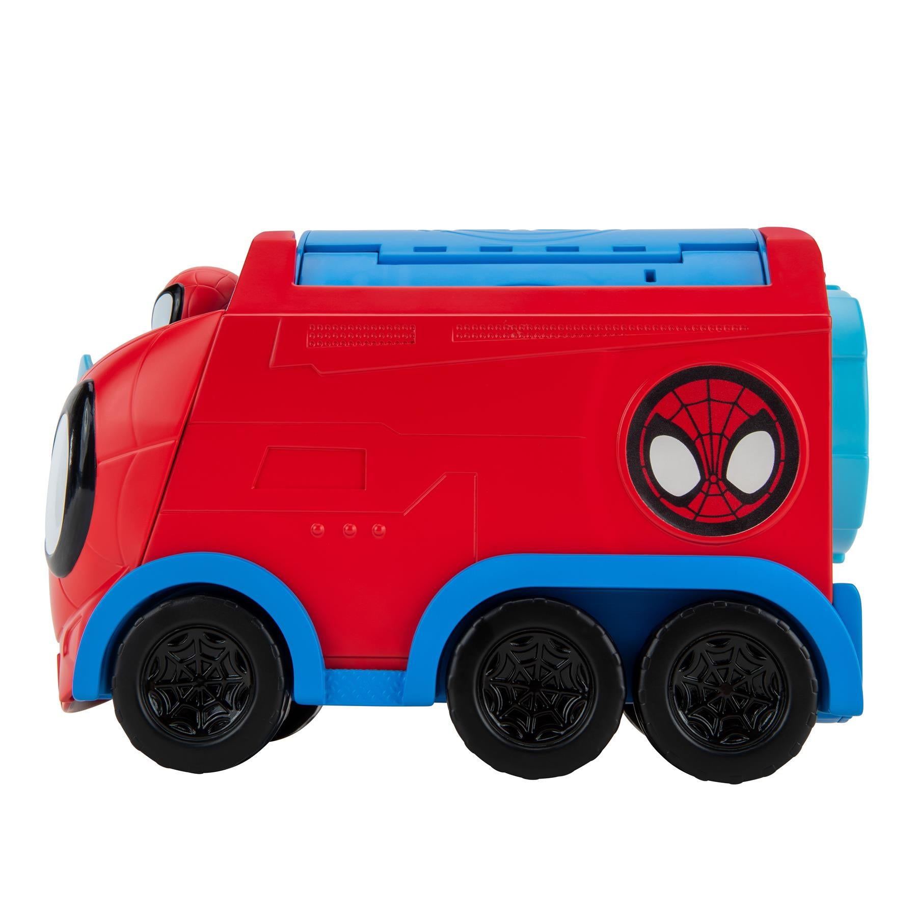 Marvel Spidey and His Amazing Friends Web Spinning Hauler 8 Inch 3-In-1 Transforming Vehicle