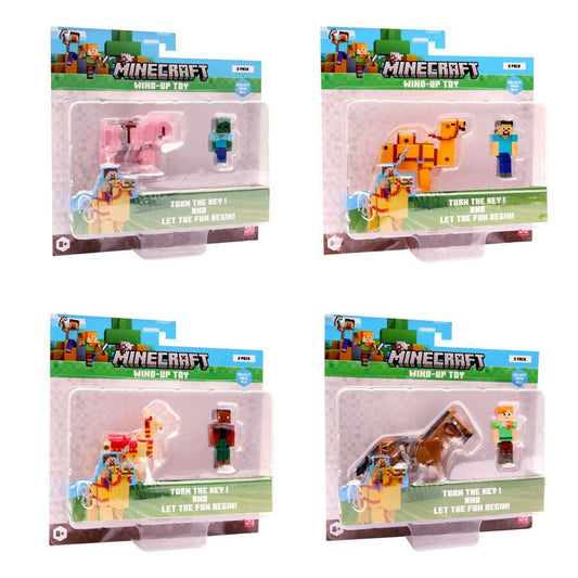 Minecraft 3D Wind-Up Toy Assortment