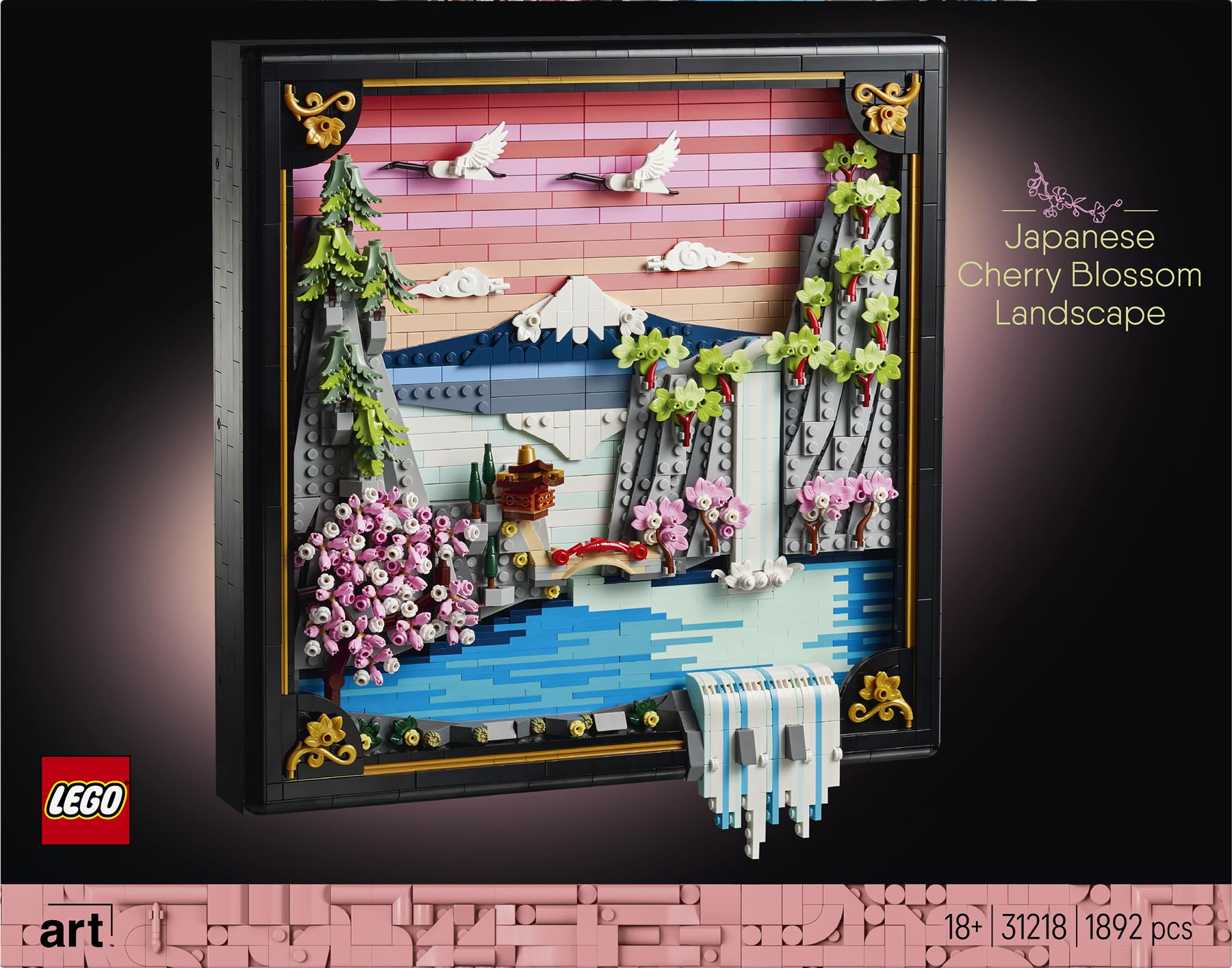 LEGO Art Japanese Cherry Blossom Landscape 31218