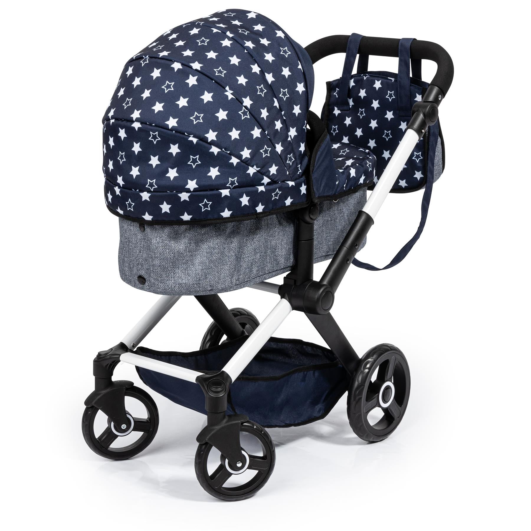 Bayer Xeo Doll Pram - Navy