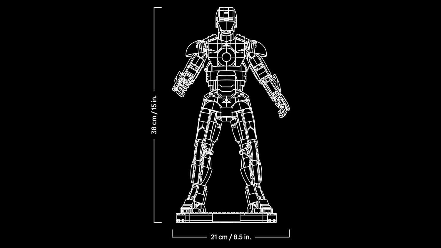 LEGO Marvel Iron Man Collectors Edition 76344