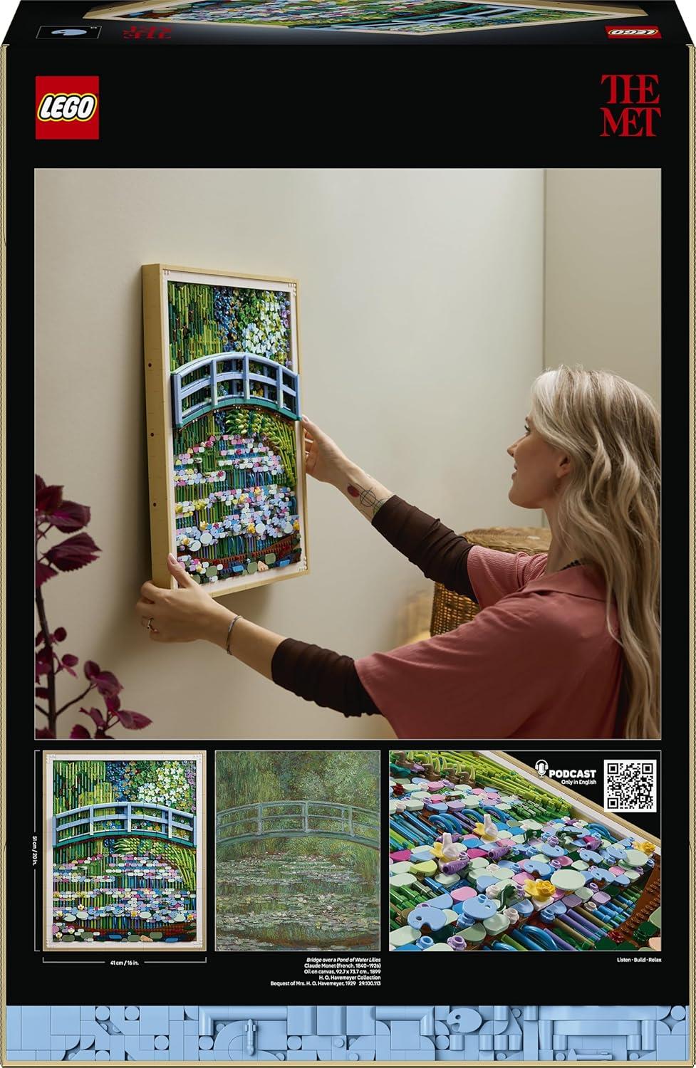 LEGO Art Claude Monet – Bridge over a Pond of Water Lilies 31220