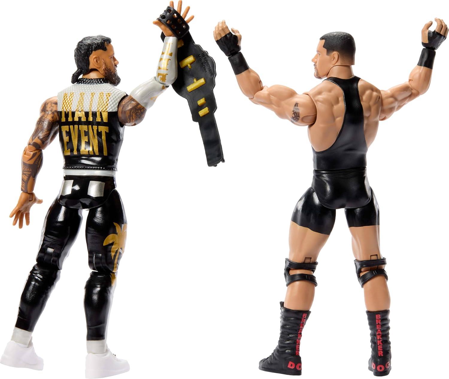WWE Main Event Showdown 6 Inch Action Figures - Bron Breakker vs Jey Uso