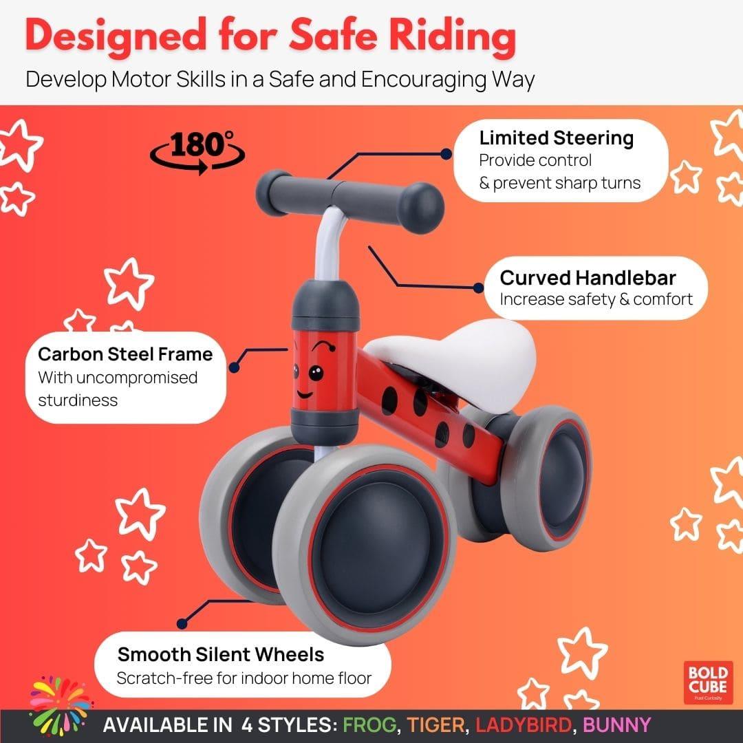Boldcube Baby Balance Bike - Betty Ladybird