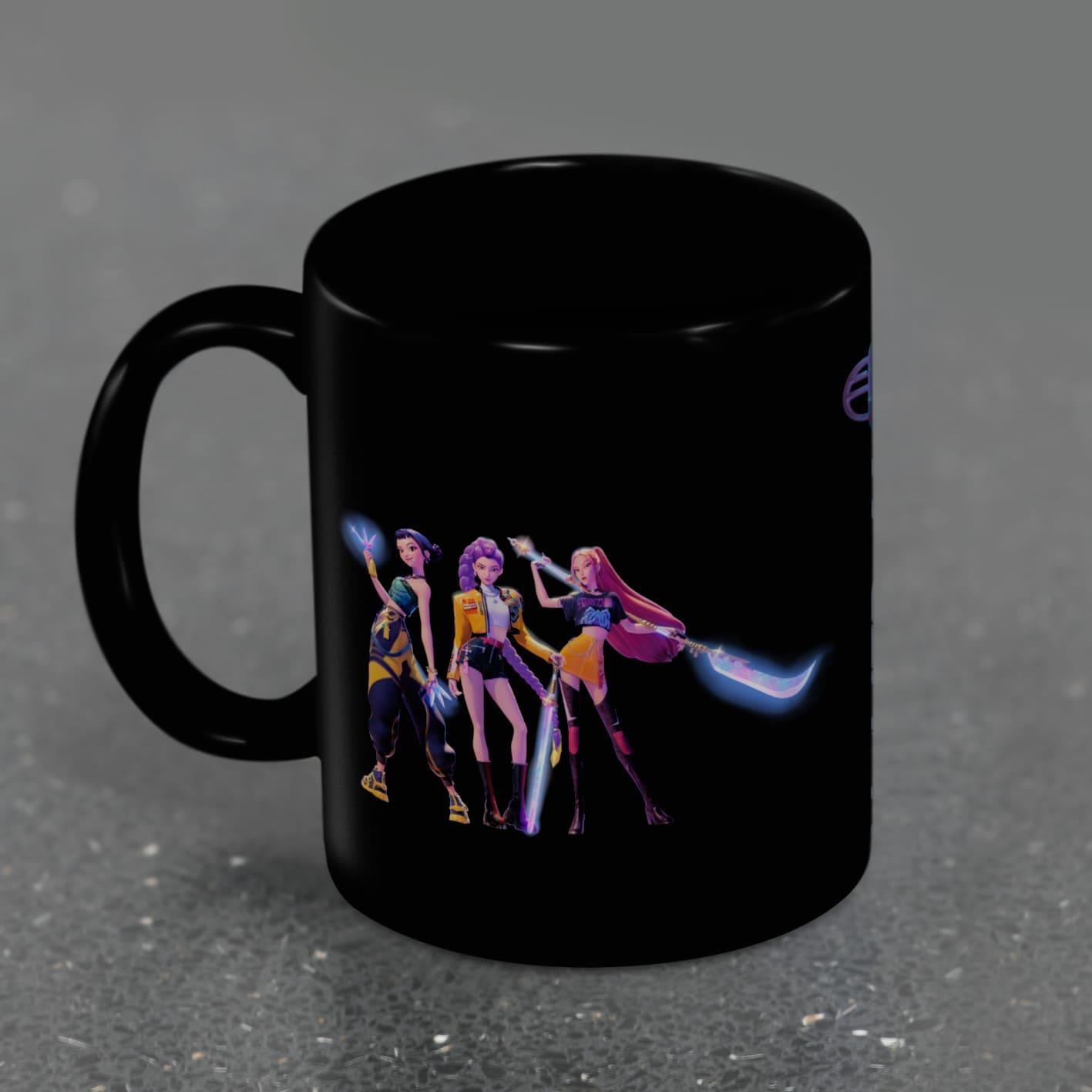 K-POP Demon  Hunters Huntrix Black Pod Mug