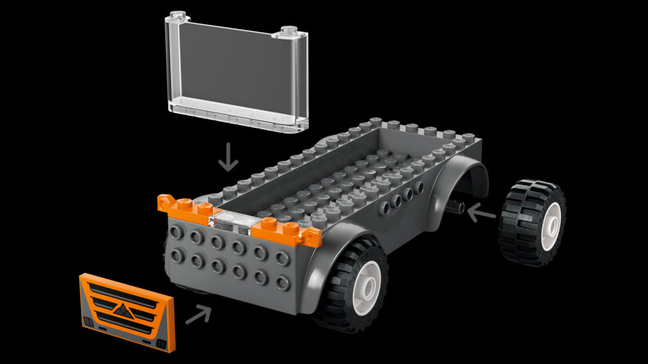 LEGO City Motorcycle Transporter Truck Toy 60491