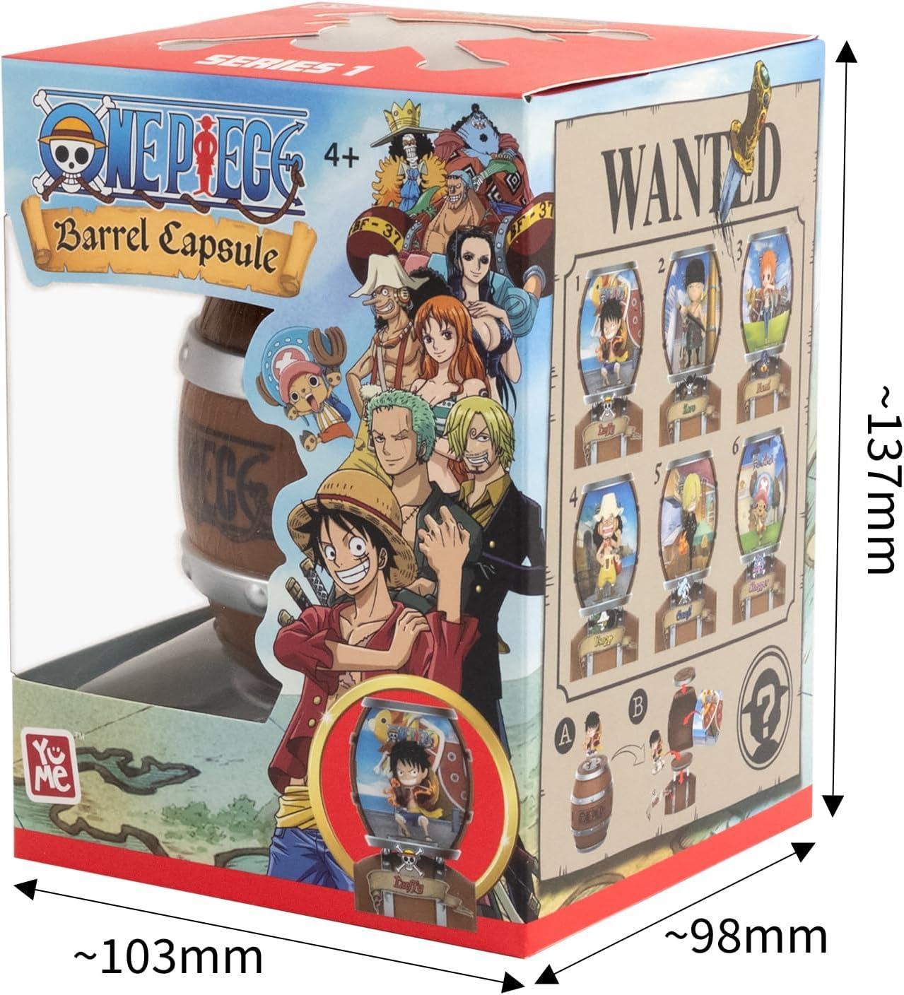 YuMe One Piece Barrel Capsule Blind Box Surprise Figure