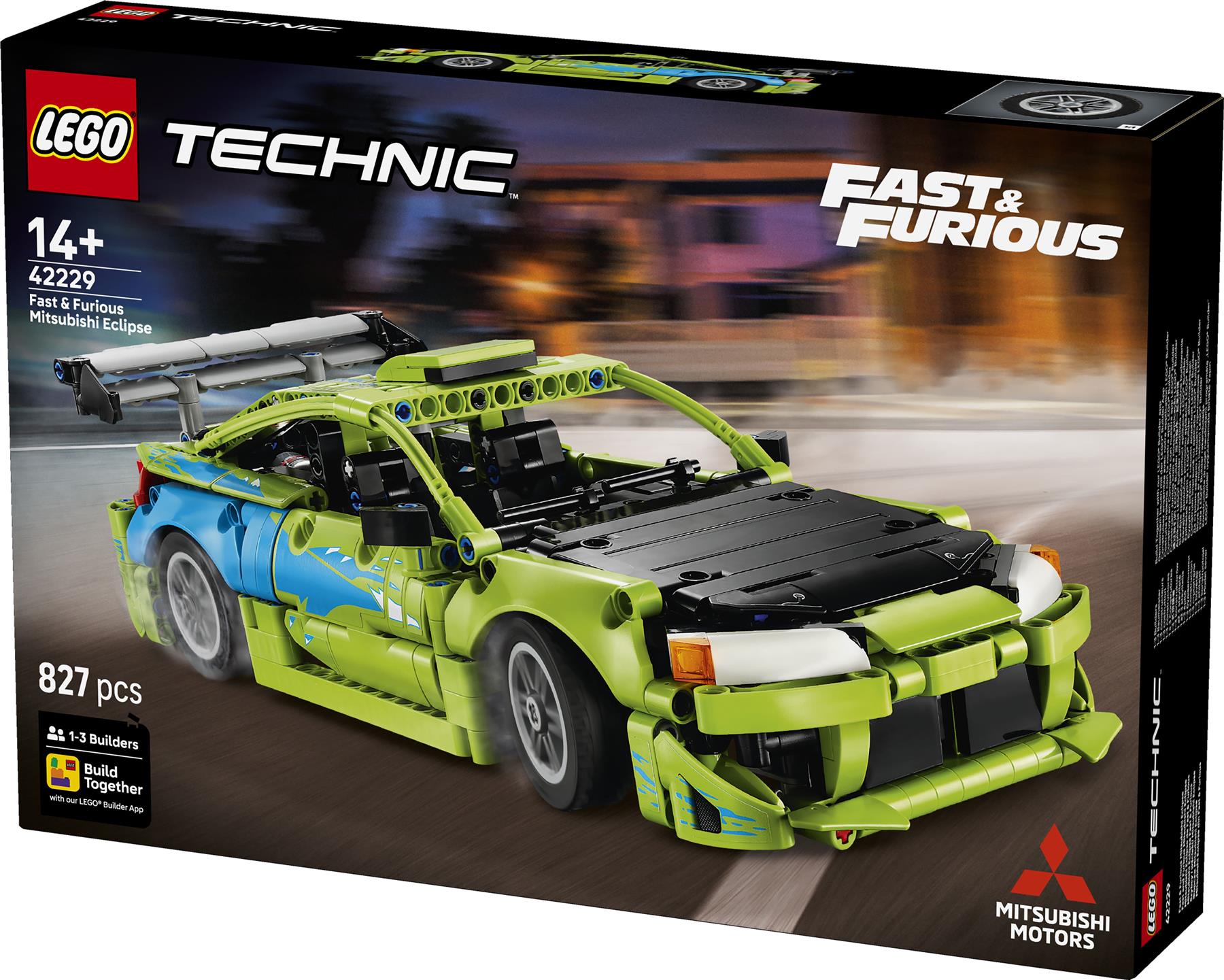 LEGO Technic Fast and Furious Mitsubishi Eclipse Car 42229