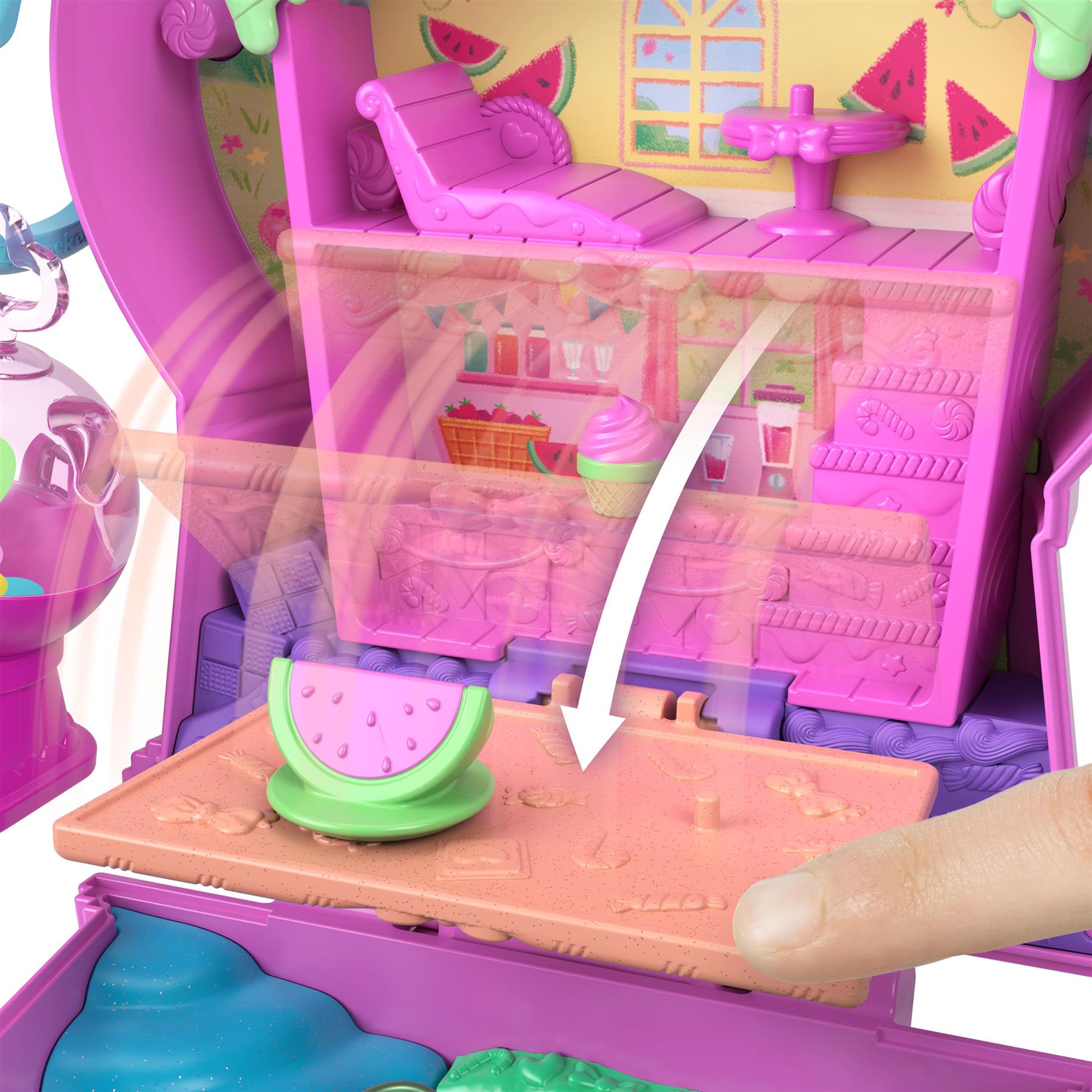 Polly Pocket Gumball Kitty Compact Playset