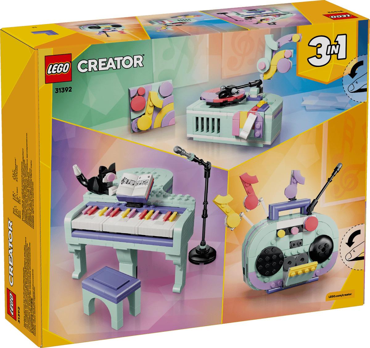 LEGO Creator Music Decor Piano with Cat 31392