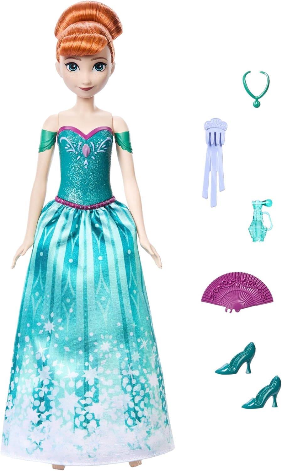 Disney Frozen Anna Fashion Doll Set Spin & Reveal