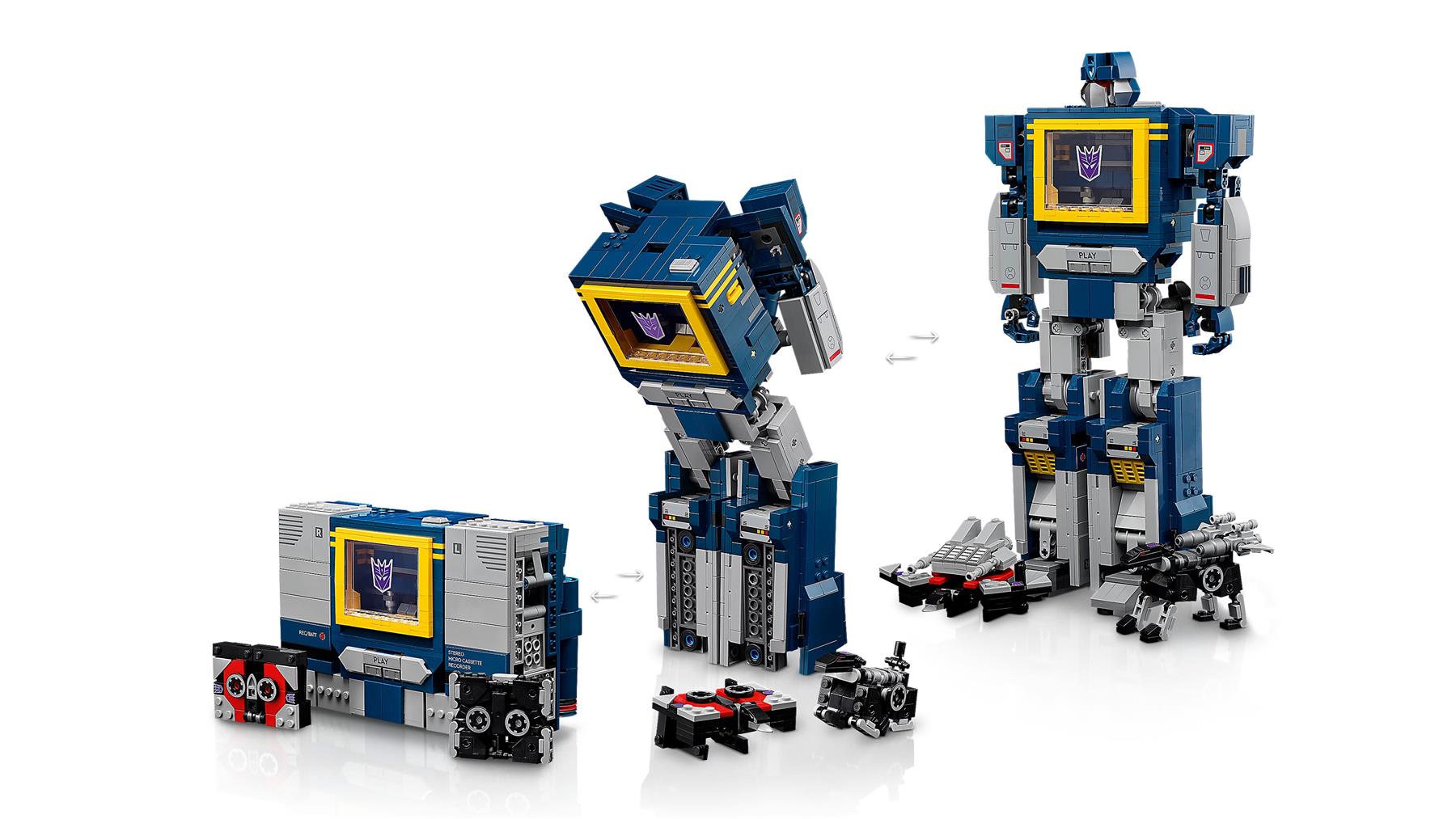 LEGO Icons Transformers Soundwave Model Kit 10358