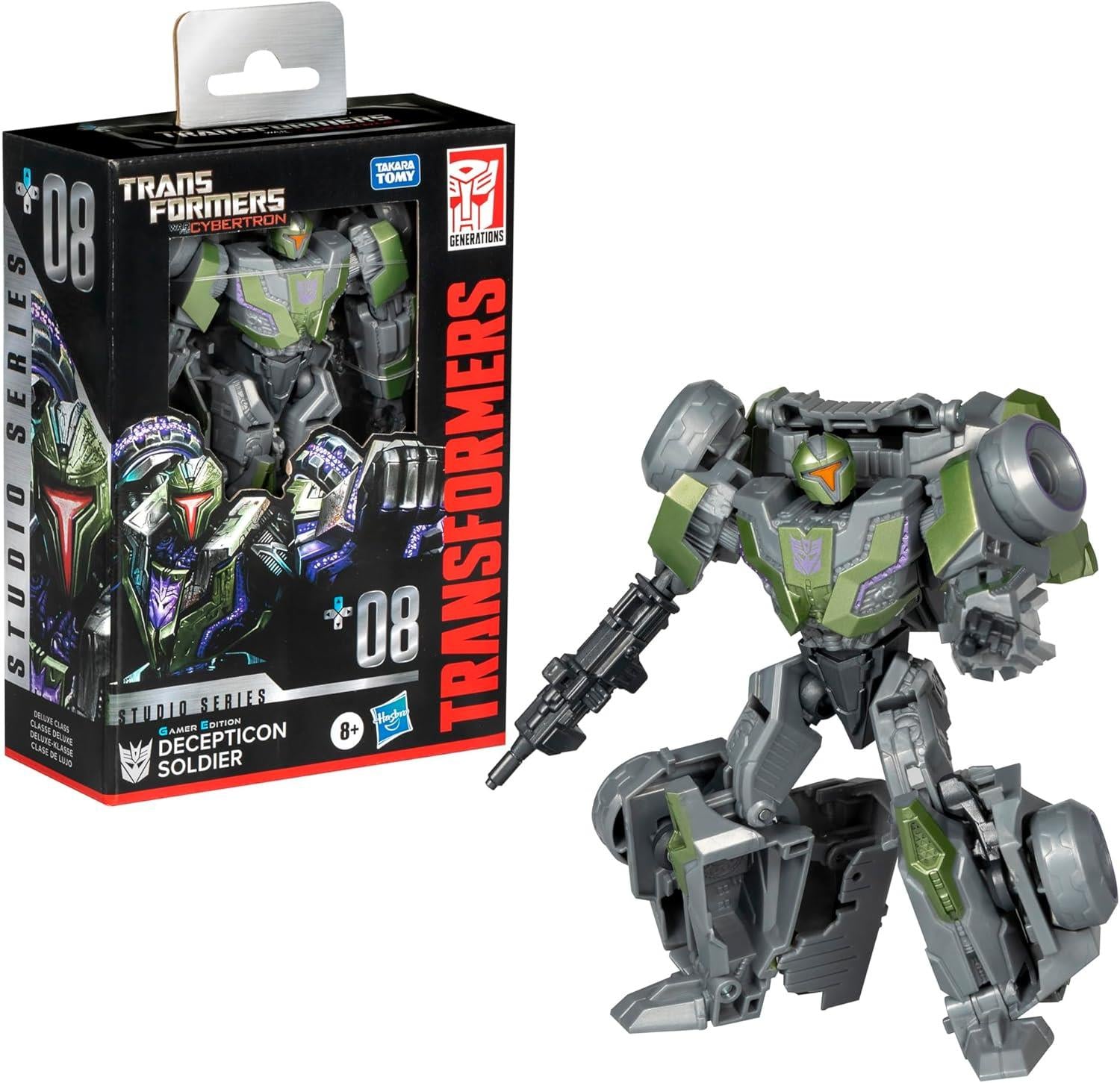 Transformers Cybetron Studio Series Deluxe Game Edition Deception Soldier