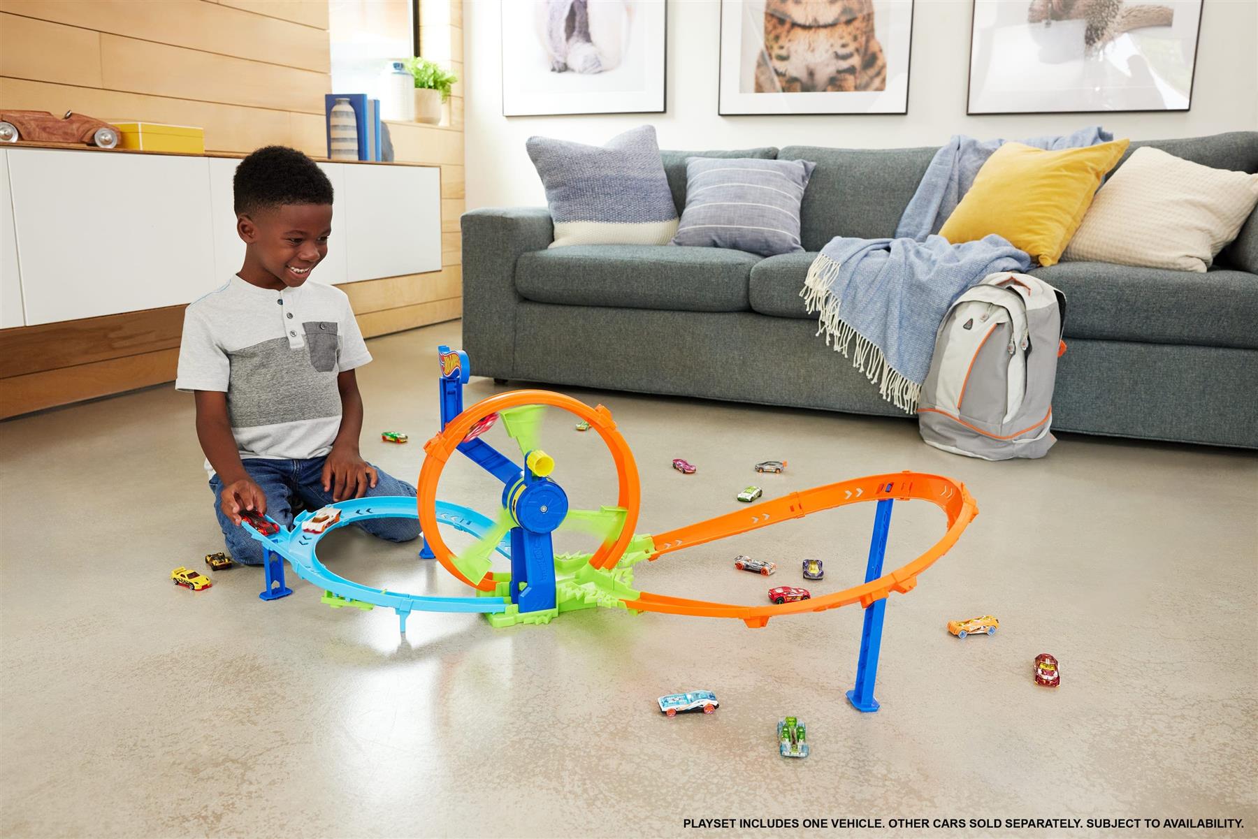 Hot Wheels Rapid Launch and Loop Playset