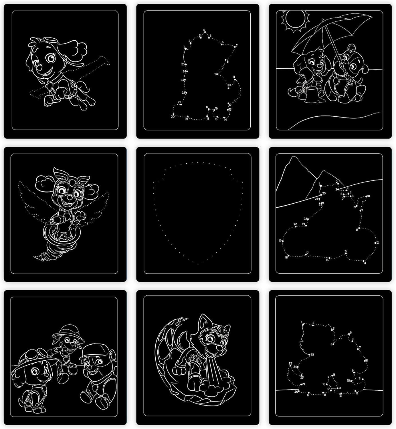 Melissa and Doug Paw Patrol Scratch Art Pad Skye