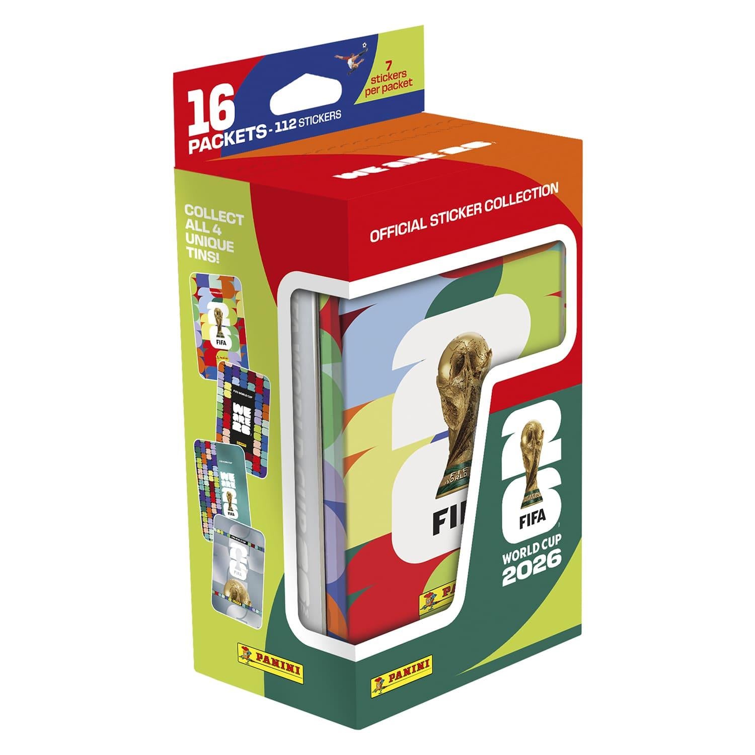 FIFA World Cup 2026 Sticker Collection Mega Tin Assortment