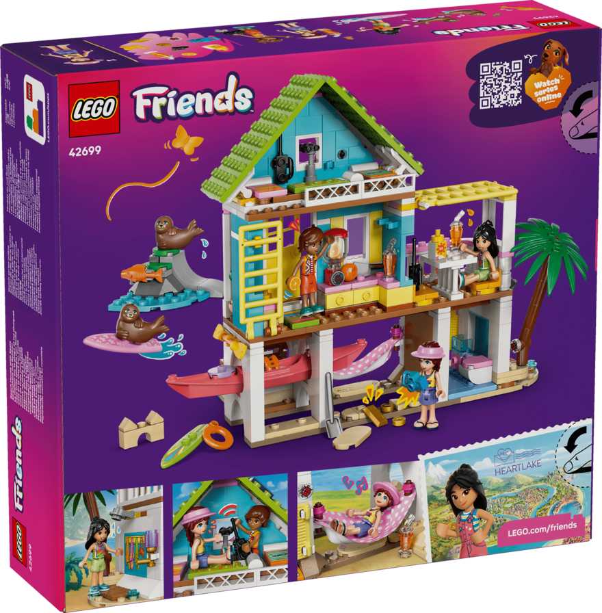 LEGO Friends Beach House with Seals Toy 42699