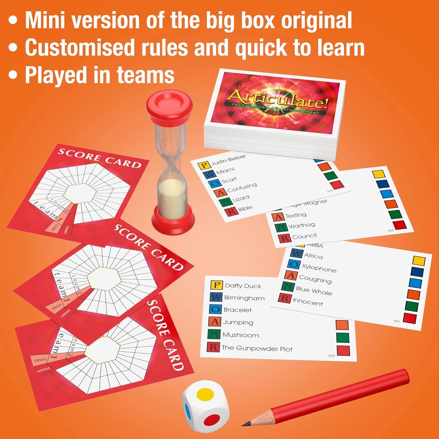 Drumond Park Articulate Mini Travel Card Game