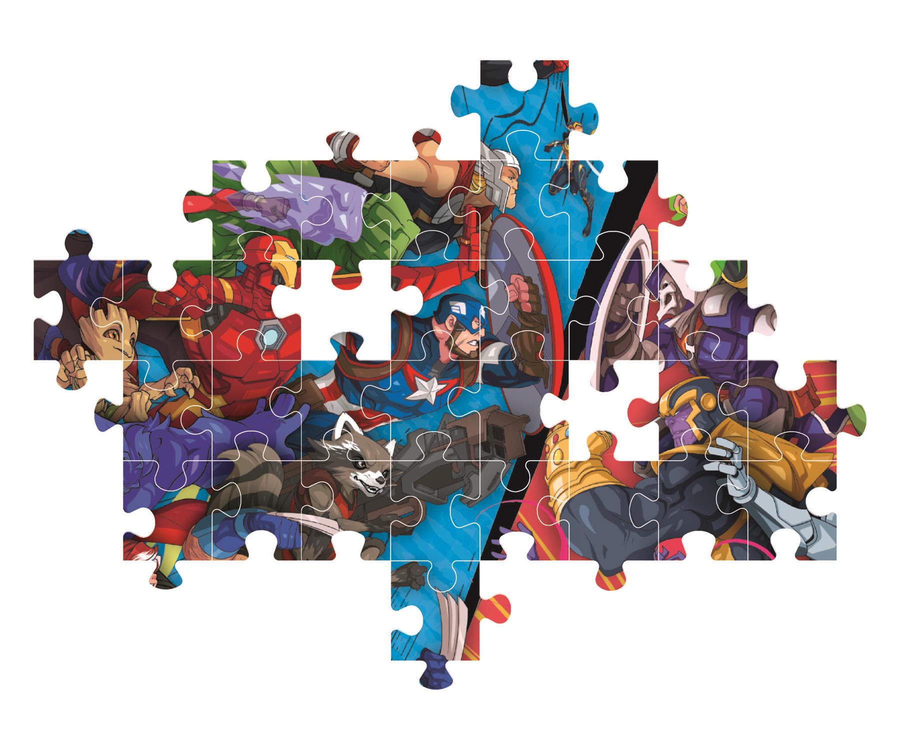 Clementoni Marvel Heroes Vs Villains 104 pc puzzle