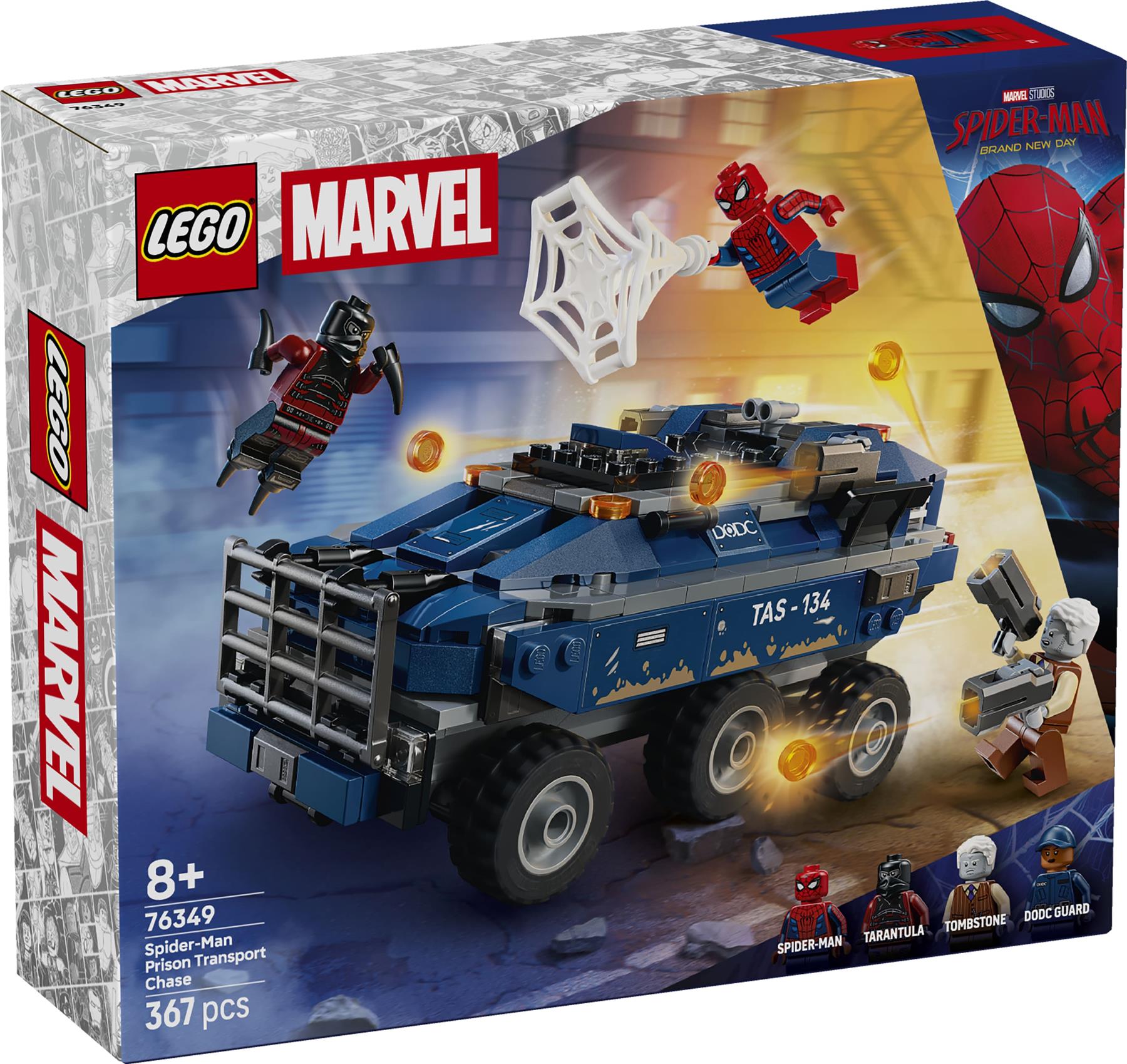 LEGO Marvel Spider-Man Prison Transport Chase 76349