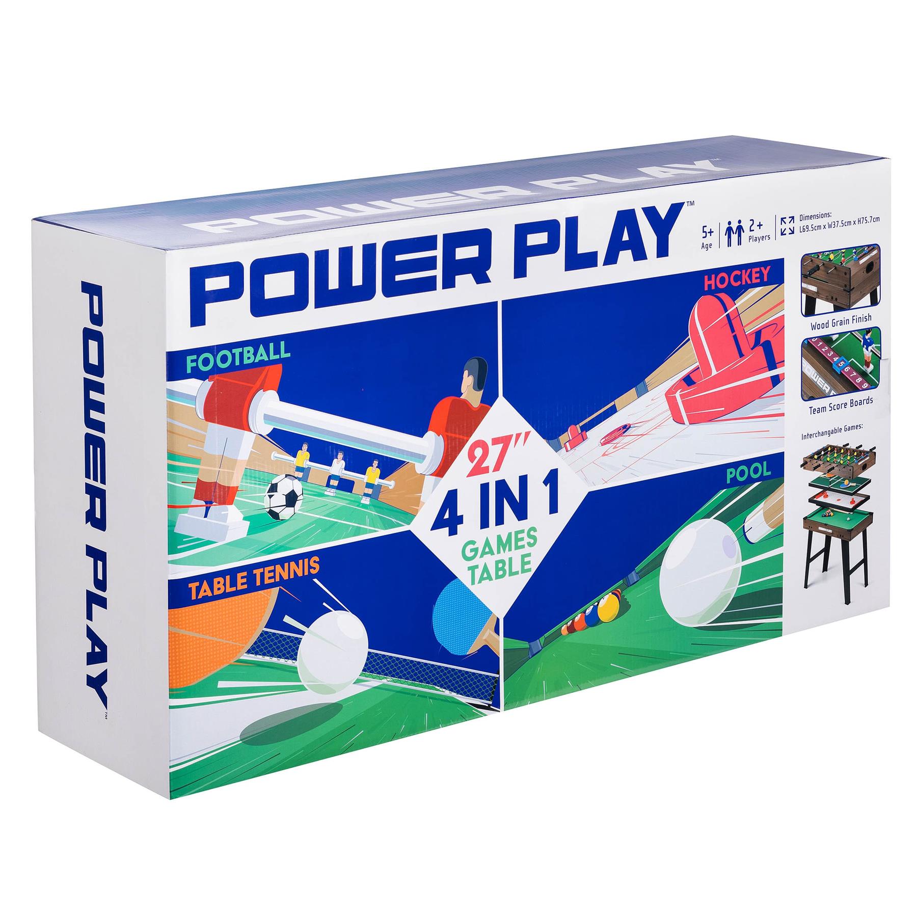 Toyrific 27inch 4 in 1 Stand Up Games Table