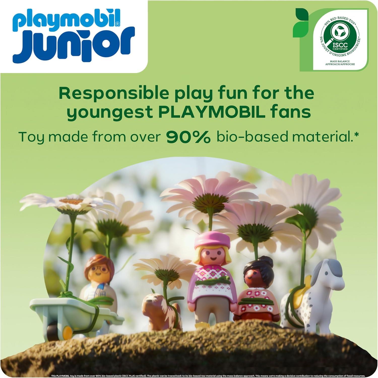 Playmobil Junior Tractor with Load & Drop Planter