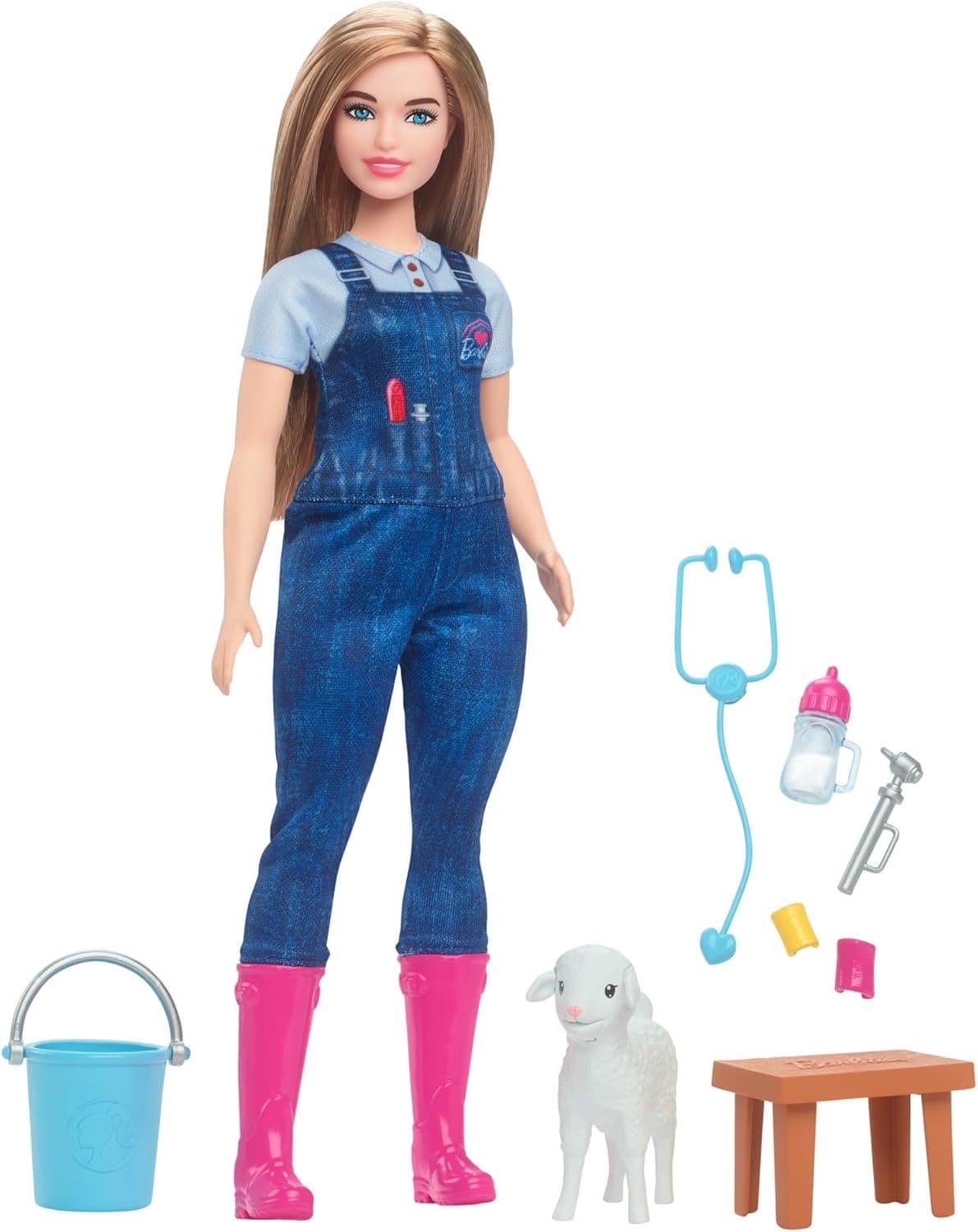 Barbie Farm Veterinarian Doll Playset